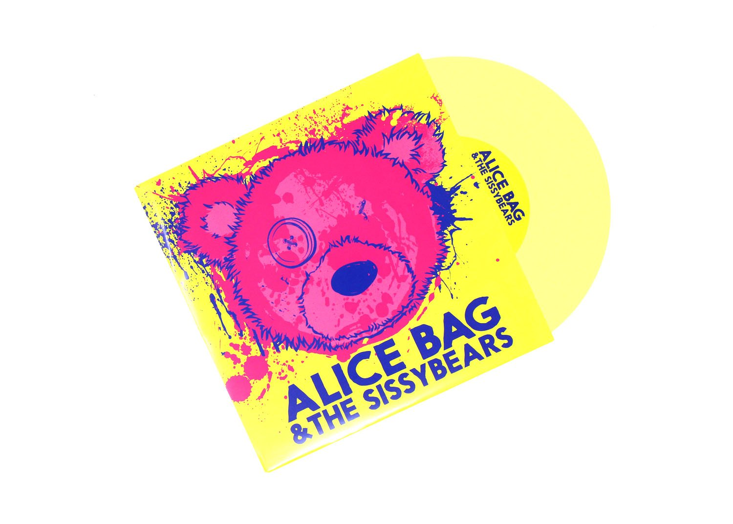 Alice & The Sissybears Bag - Reign of Fear b/w XX (YELLOW VINYL) | Vinyl