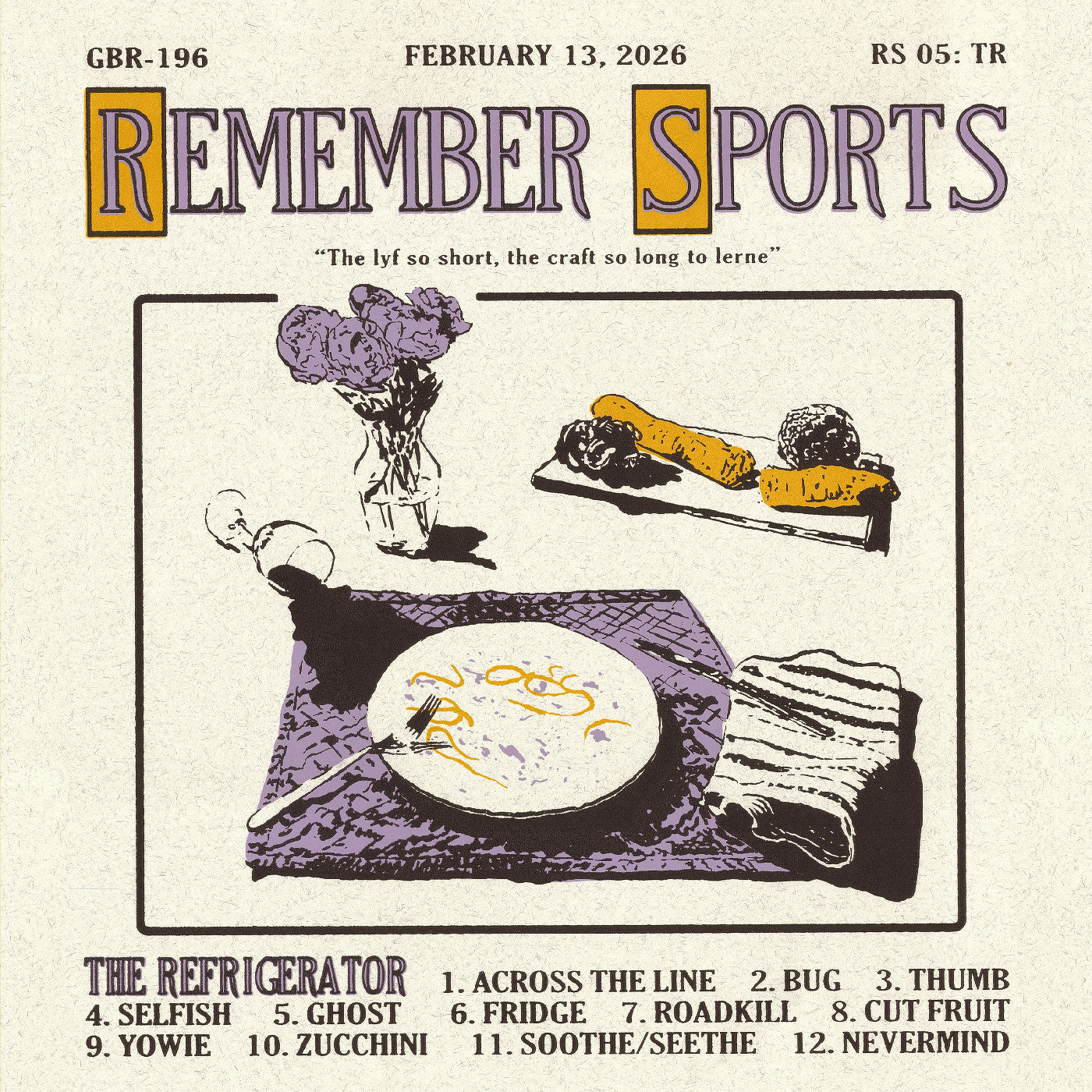 Remember Sports | The Refrigerator (Indie Exclusive Bone Opaque Vinyl) | Vinyl