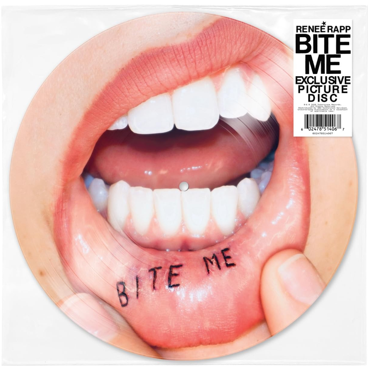 Renee Rapp - BITE ME (Limited Edition, Picture Disc Vinyl) | Vinyl