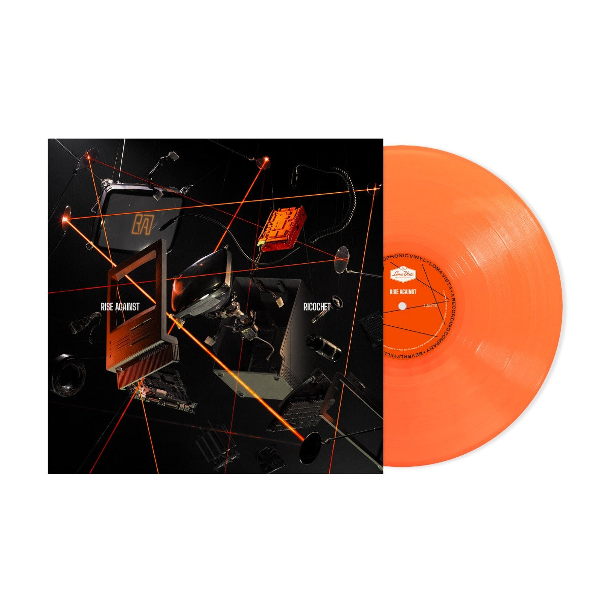 Rise Against | Ricochet (Indie Exclusive) (Neon Orange Vinyl) | Vinyl