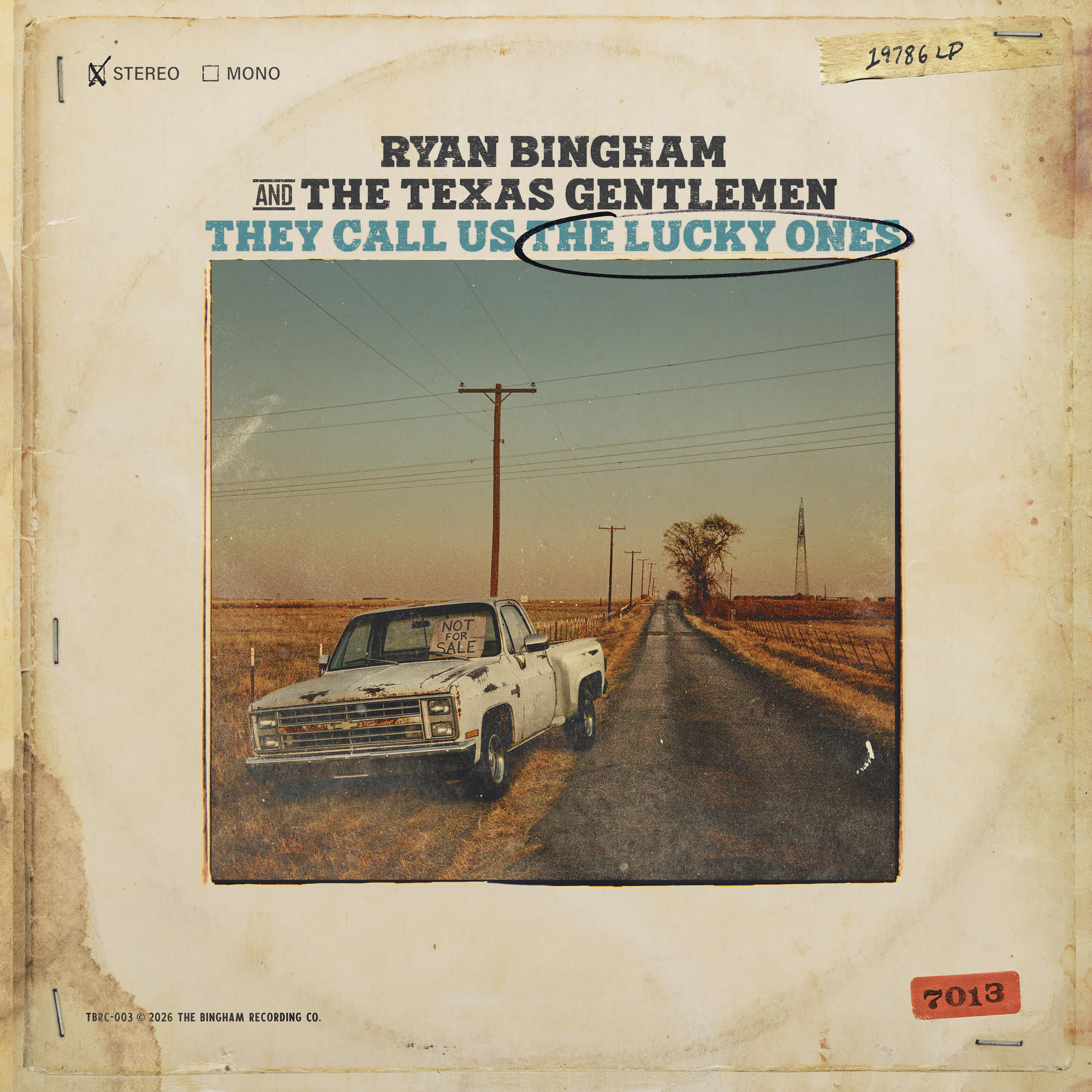 Ryan Bingham | They Call Us The Lucky Ones | Vinyl