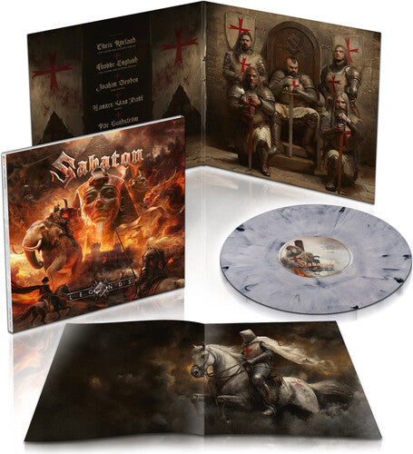 Sabaton | Legends (Templars Edition) (Indie Exclusive, 180 Gram White Marble Colored Vinyl, Poster) | Vinyl