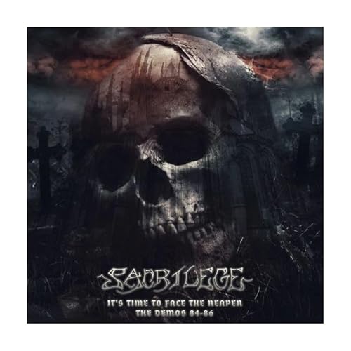 Sacrilege - It'S Time To Face The Reaper - The Demos 84-86 (White W/ Black Splatter Vinyl 2Lp) | Vinyl