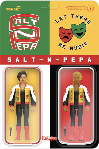 Salt-N-Pepa | Super7 - Salt-N-Pepa - Reaction Figures - Salt-N-Pepa (2-Pack) (Collectible, Figure, Action Figure) | Action Figure