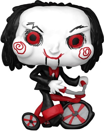 Saw - Funko POP! Movies: Saw: Billy on Bike (Doodles) (Vinyl Figure, Collectible) | Action Figure