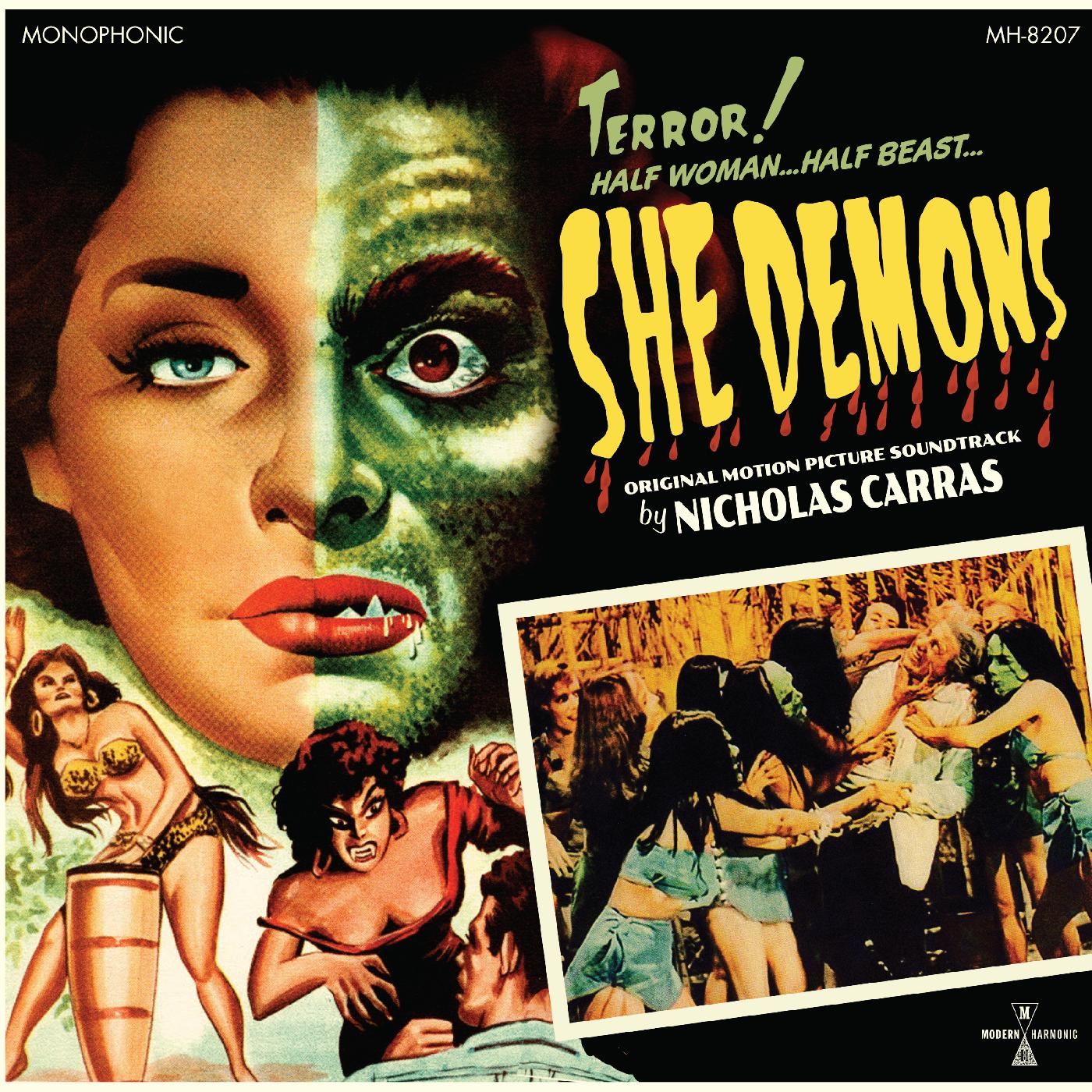 Nicholas Carras - She Demons Original Motion Picture Soundtrack (GREEN VINYL) | Vinyl