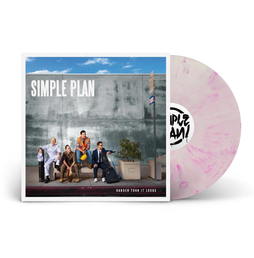 Simple Plan - Harder Than It Looks (Indie Exclusive, Colored Vinyl, Pink Marble) | Vinyl