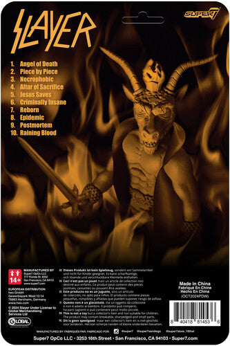 Slayer | Super7 - Slayer - ReAction Figures - Minotaur (Reign In Blood) (Exclusive) (AE Exclusive, Collectible, Figure, Action Figure) | Action Figure