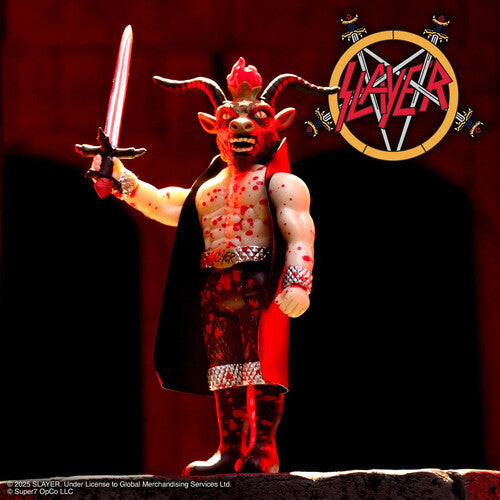 Slayer - Super7 - Slayer - ReAction Figures - Minotaur (Reign In Blood) (Exclusive) (AE Exclusive, Collectible, Figure, Action Figure) | Action Figure