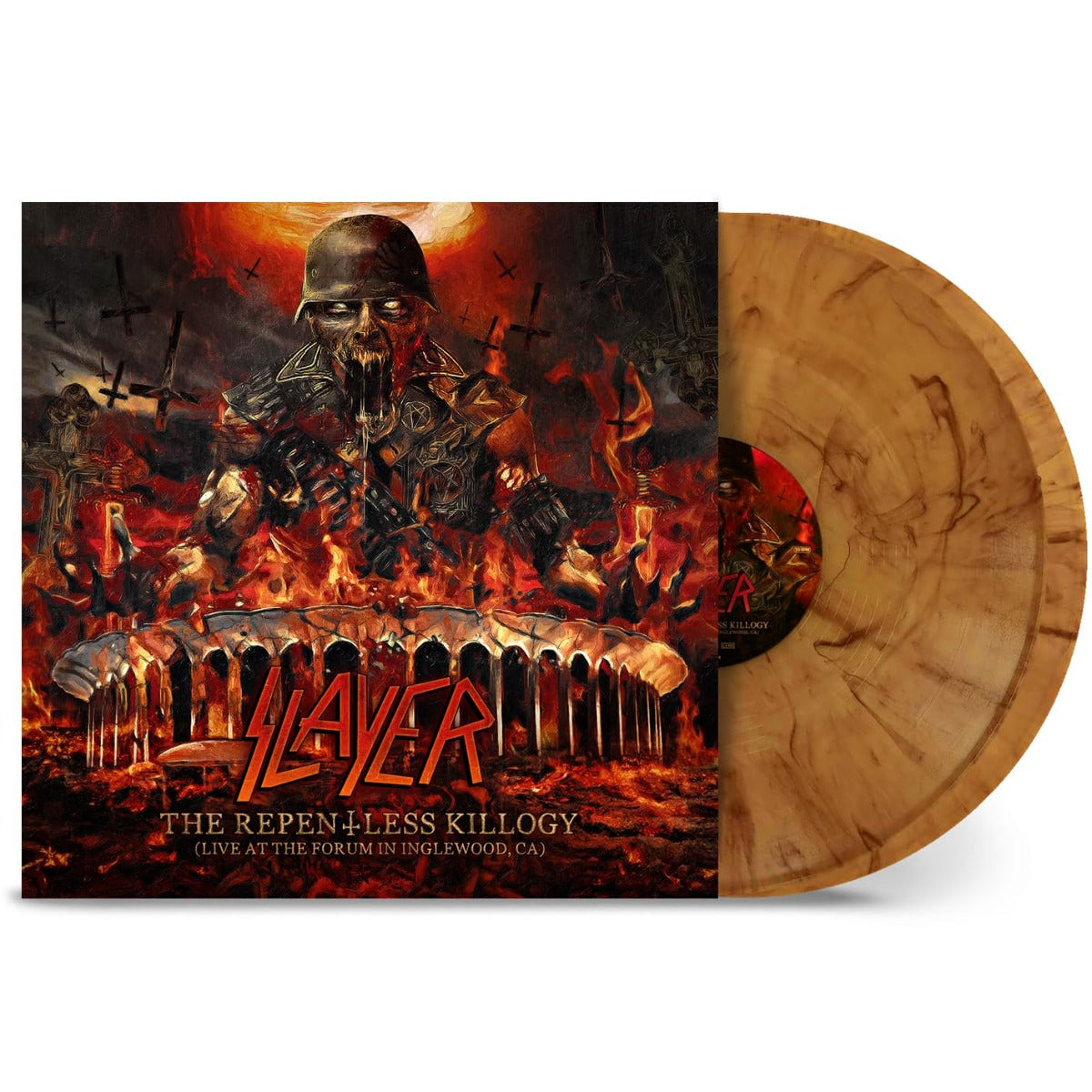 Slayer | The Repentless Killogy (Live at the Forum in Inglewood, Ca) (Amber Smoke Colored Vinyl, Gatefold LP Jacket) (2 Lp's) | Vinyl