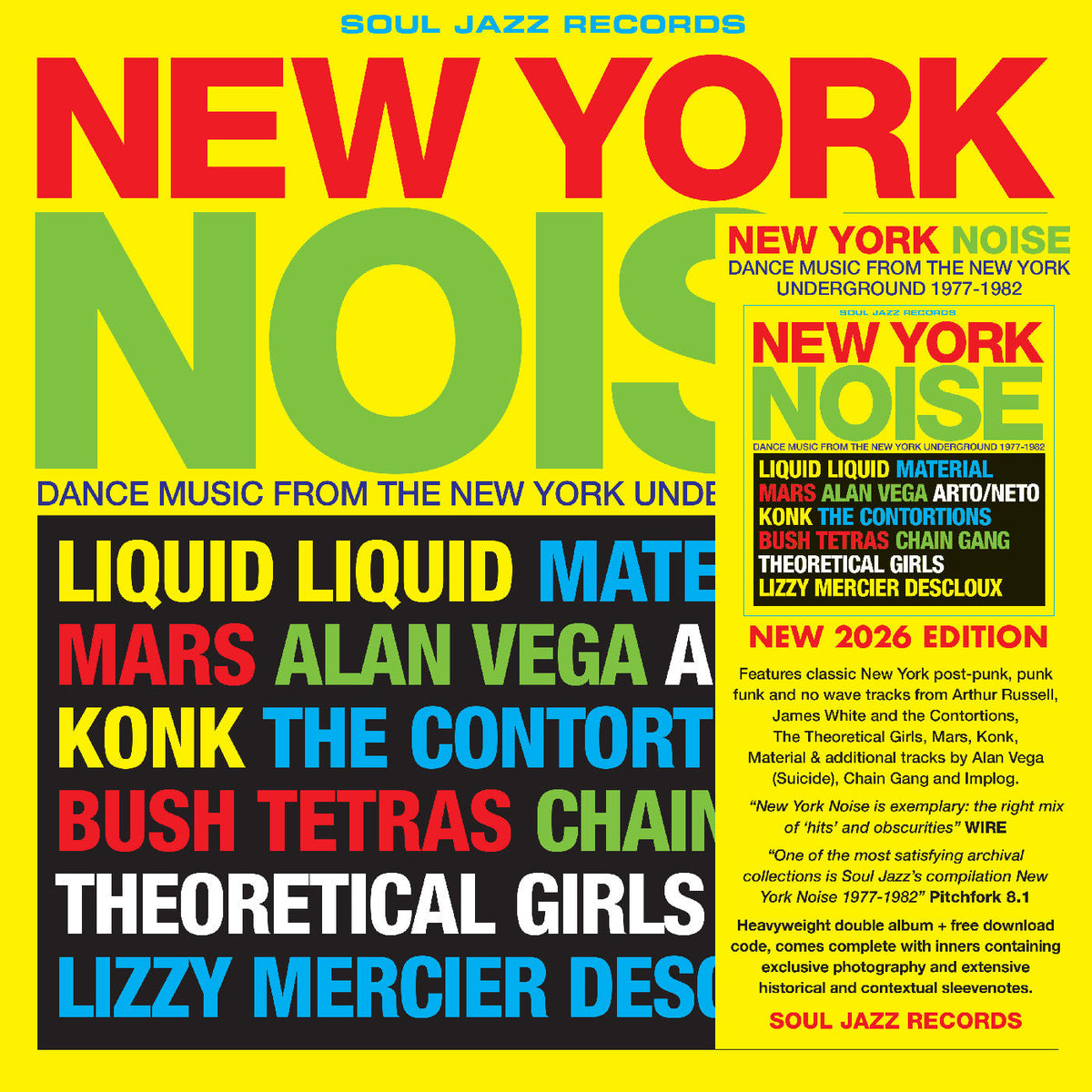 Soul Jazz Records Presents - New York Noise - Dance Music From The New York Underground 1978-82 | Vinyl