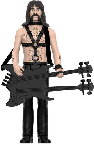 Spinal Tap - Super7 - Spinal Tap - ReAction Figures Wv2 - Derek Smalls (None More Black) (Collectible, Action Figure) | Action Figure