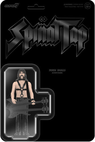 Spinal Tap - Super7 - Spinal Tap - ReAction Figures Wv2 - Derek Smalls (None More Black) (Collectible, Action Figure) | Action Figure