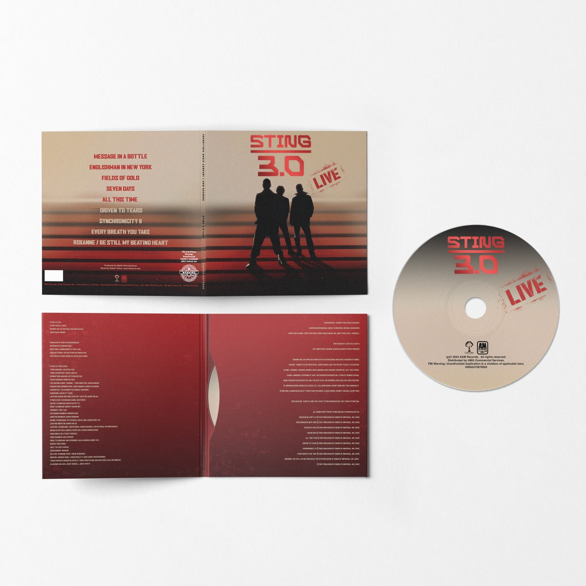 Sting - Sting 3.0 Live | CD