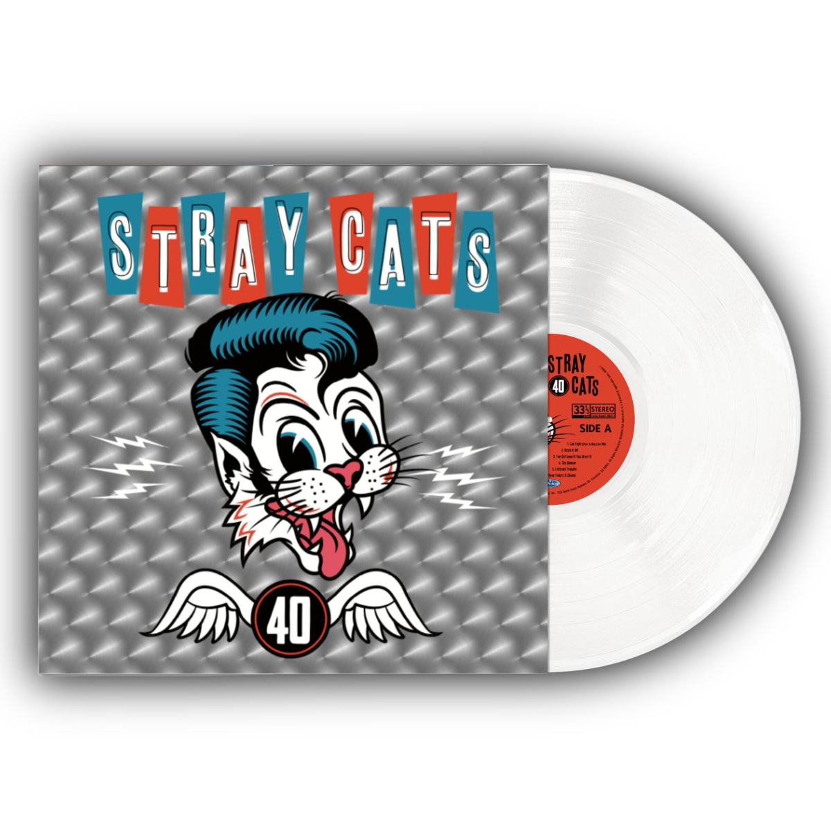 Stray Cats - 40 (Colored Vinyl, White, Reissue) | Vinyl