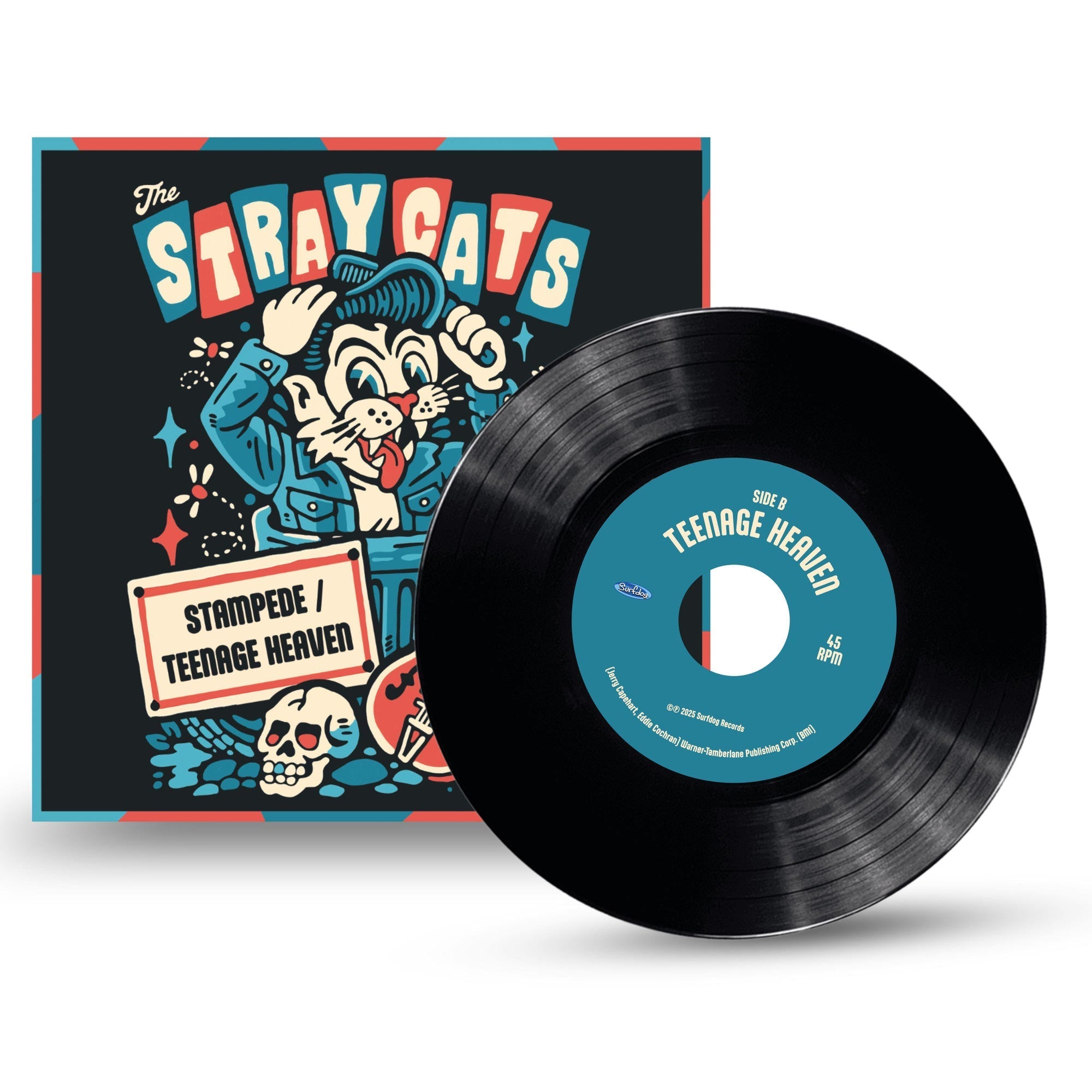 Stray Cats - Stampede / Teenage Heaven (7" Single) | Vinyl