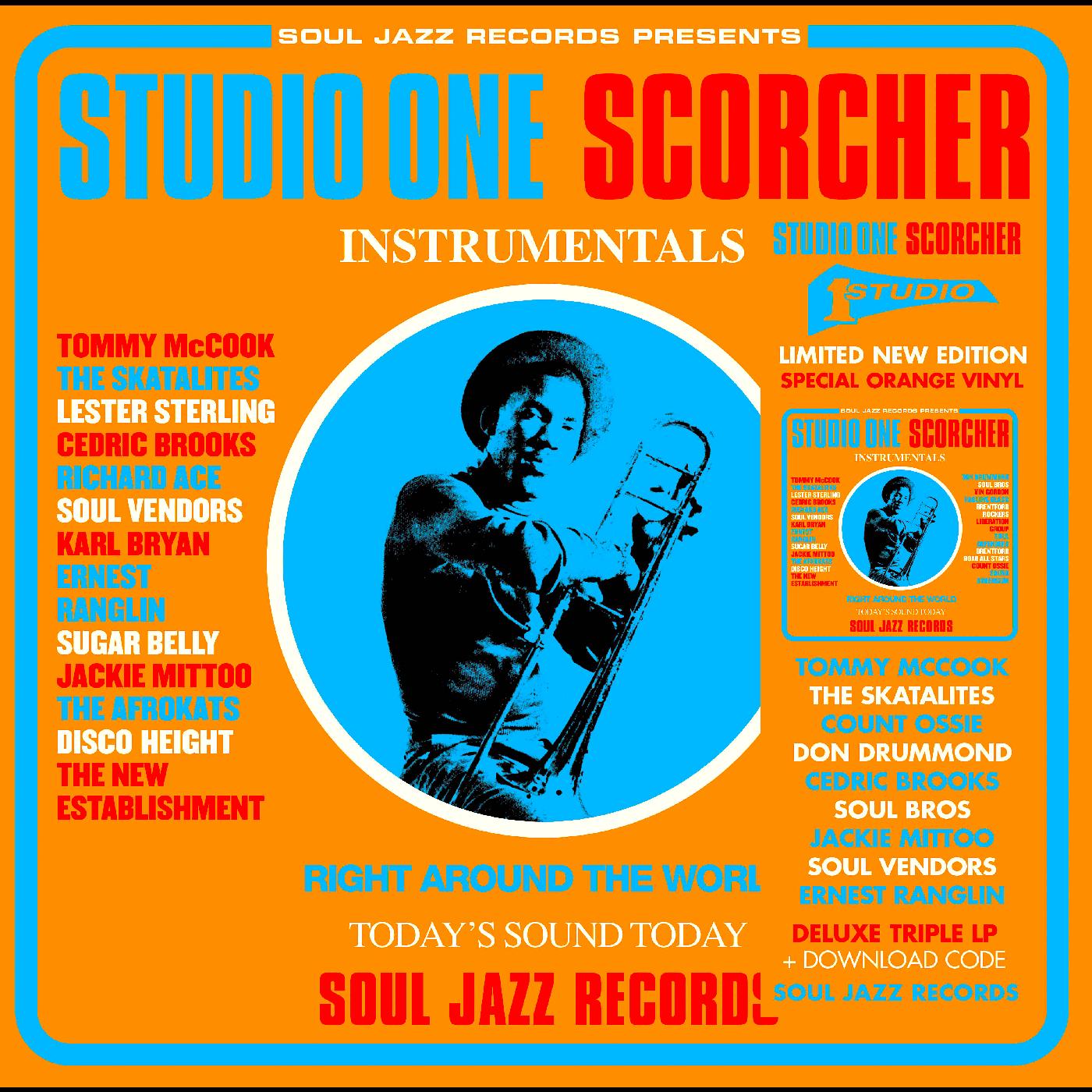 Soul Jazz Records presents - STUDIO ONE SCORCHER (TRANSPARENT ORANGE VINYL) | Vinyl