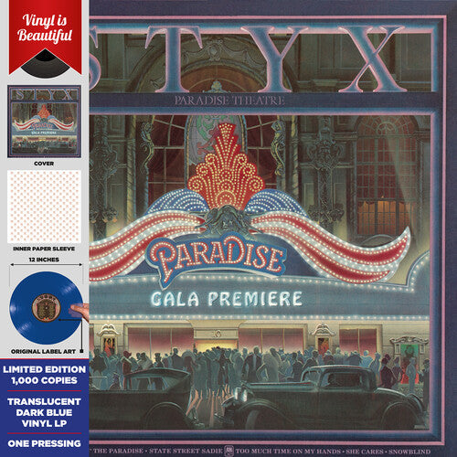Styx - Paradise Theatre (Blue Vinyl) | Vinyl
