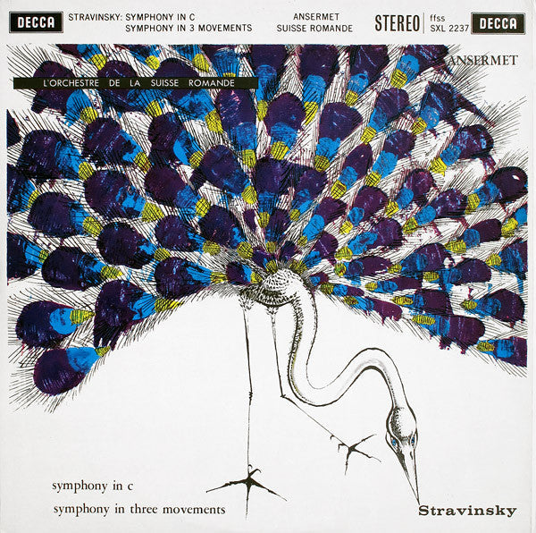 Stravinsky, Ansermet, L'Orchestre De La Suisse Rom - Symphony In C / Symphony In Three Movements | Vinyl