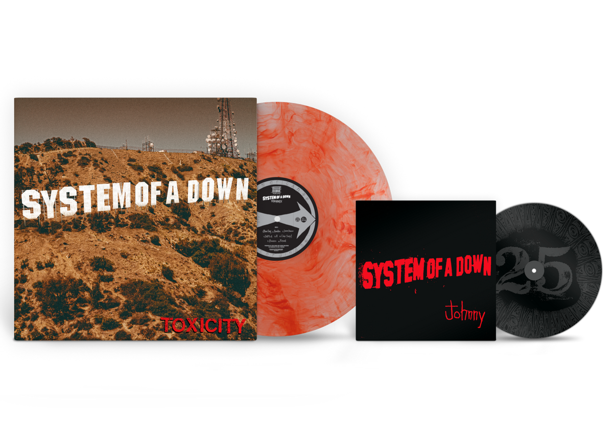 System of a Down - Toxicity (With Bonus 7", "Scarlett Marble" Colored Vinyl, 25th Anniversary Edition, Poster) | Vinyl