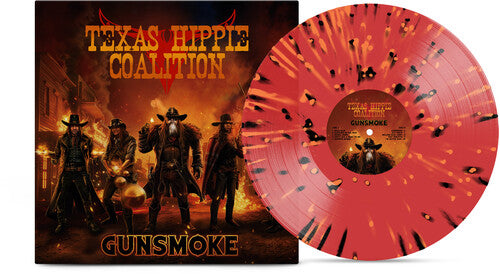Texas Hippie Coalition | Gunsmoke (Limited Edition, Red, Orange & Black Splatter Colored Vinyl) | Vinyl