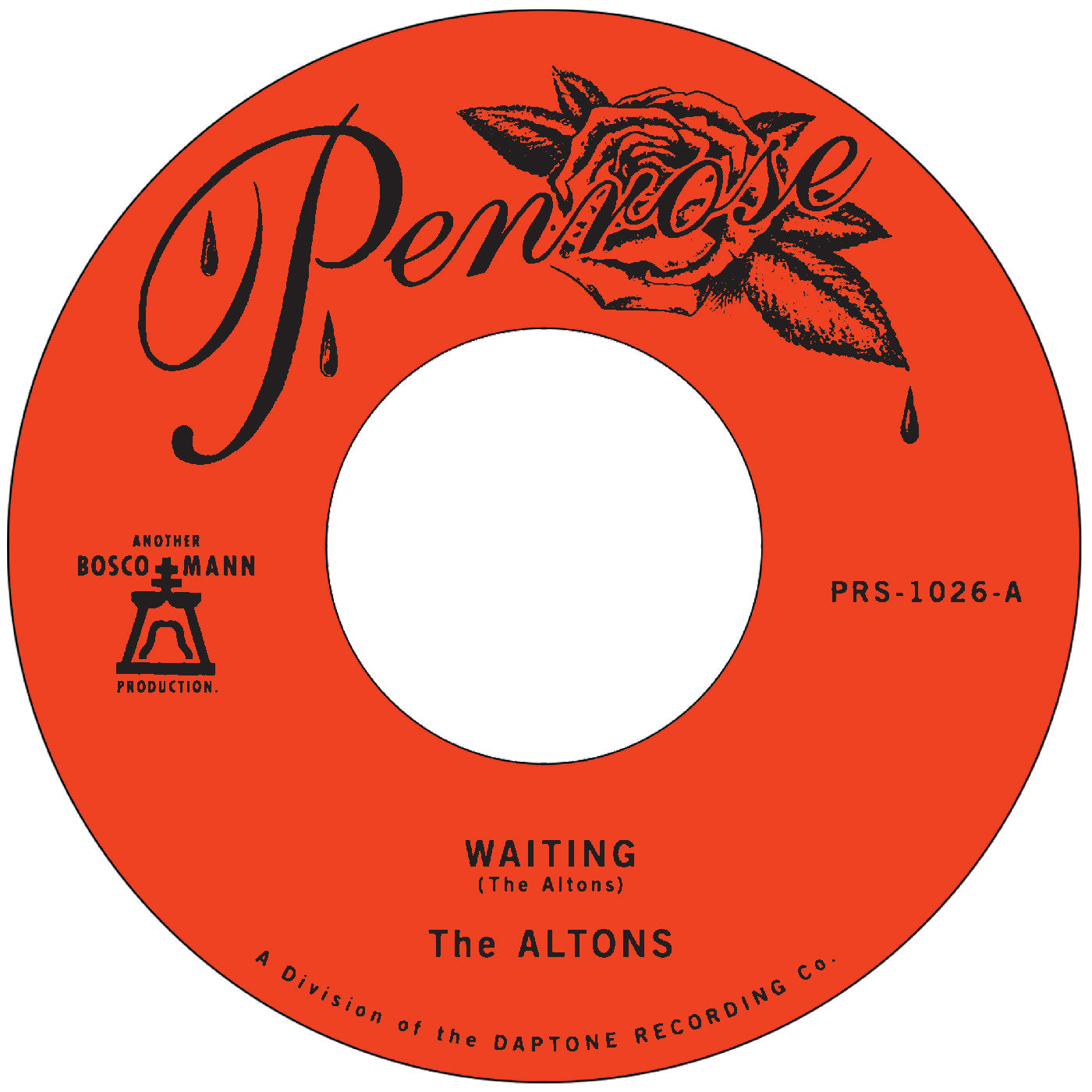The Altons - "Waiting" B/W "Teach Me To Forget You" | Vinyl