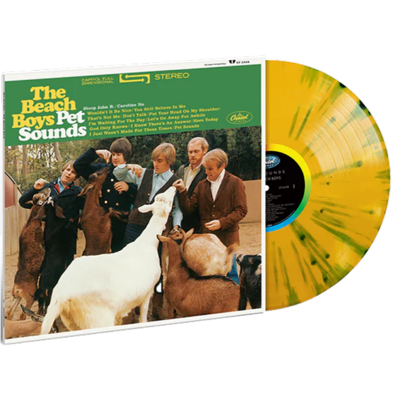 The Beach Boys | Pet Sounds (Limited Edition, Yellow & Green Splatter Colored Vinyl) | Vinyl