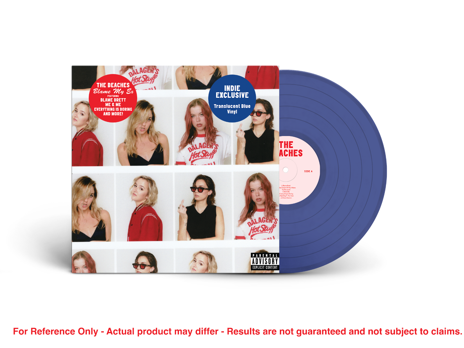 The Beaches - Blame My Ex (Indie Exclusive, Transparent Blue) | Vinyl