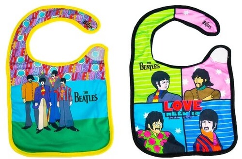 The Beatles - Daphyl's - The Beatles - All you need is Love - Soft Bibs 2-Pack DAPTBLVB2PK (Large Item, Babywear / Baby Gear) | Collectibles