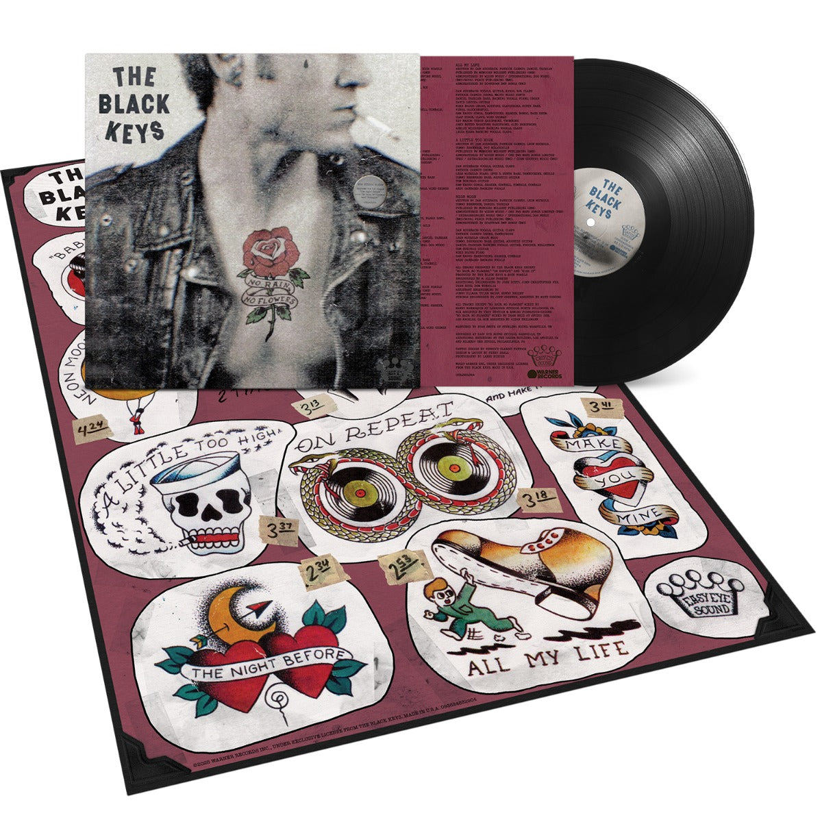 The Black Keys | No Rain, No Flowers ( Black Vinyl w/Poster) | Vinyl