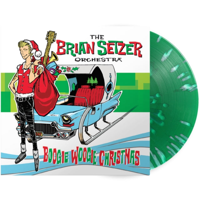 The Brian Setzer Orchestra - Boogie Woogie Christmas (Green Splatter vinyl) IMPORT | Vinyl