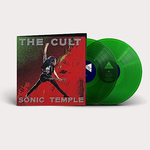 The Cult | Sonic Temple (Indie Exclusive, Clear Vinyl, Green, Anniversary Edition, Gatefold LP Jacket) (2 Lp's) | Vinyl