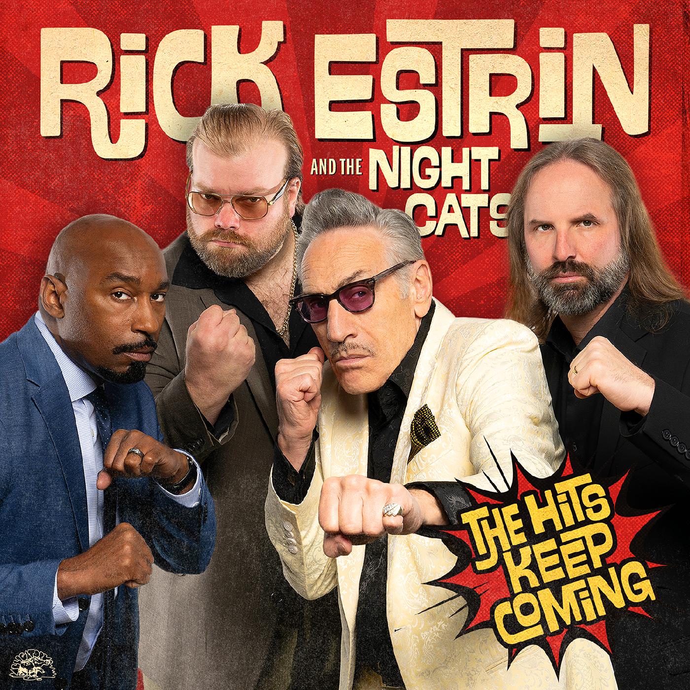 Rick & The Nightcats Estrin - The Hits Keep Coming (TRANSLUCENT RED VINYL) | Vinyl