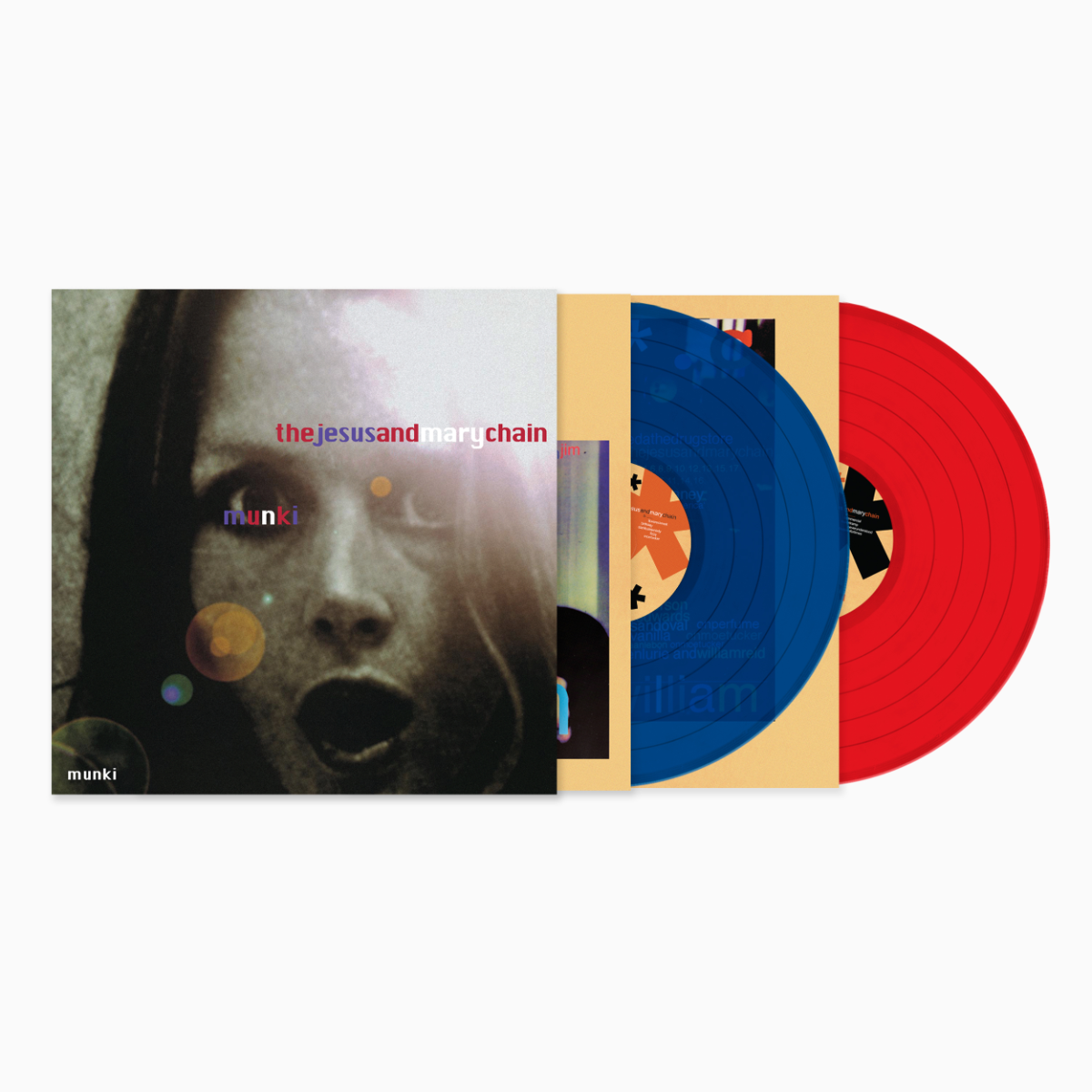 The Jesus And Mary Chain - Munki (Indie Exclusive, 180 Gram Vinyl, Blue & Red Colored Vinyl) (2 Lp's) | Vinyl
