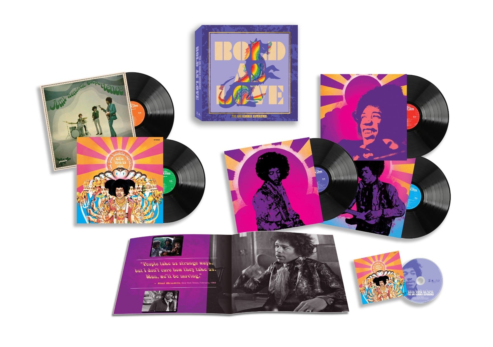 The Jimi Hendrix Experience - Bold As Love (5LP + Blu-Ray Box Set) | Vinyl