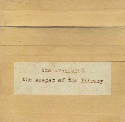 THE ARCHIVIST - The Keeper Of The Library | CD
