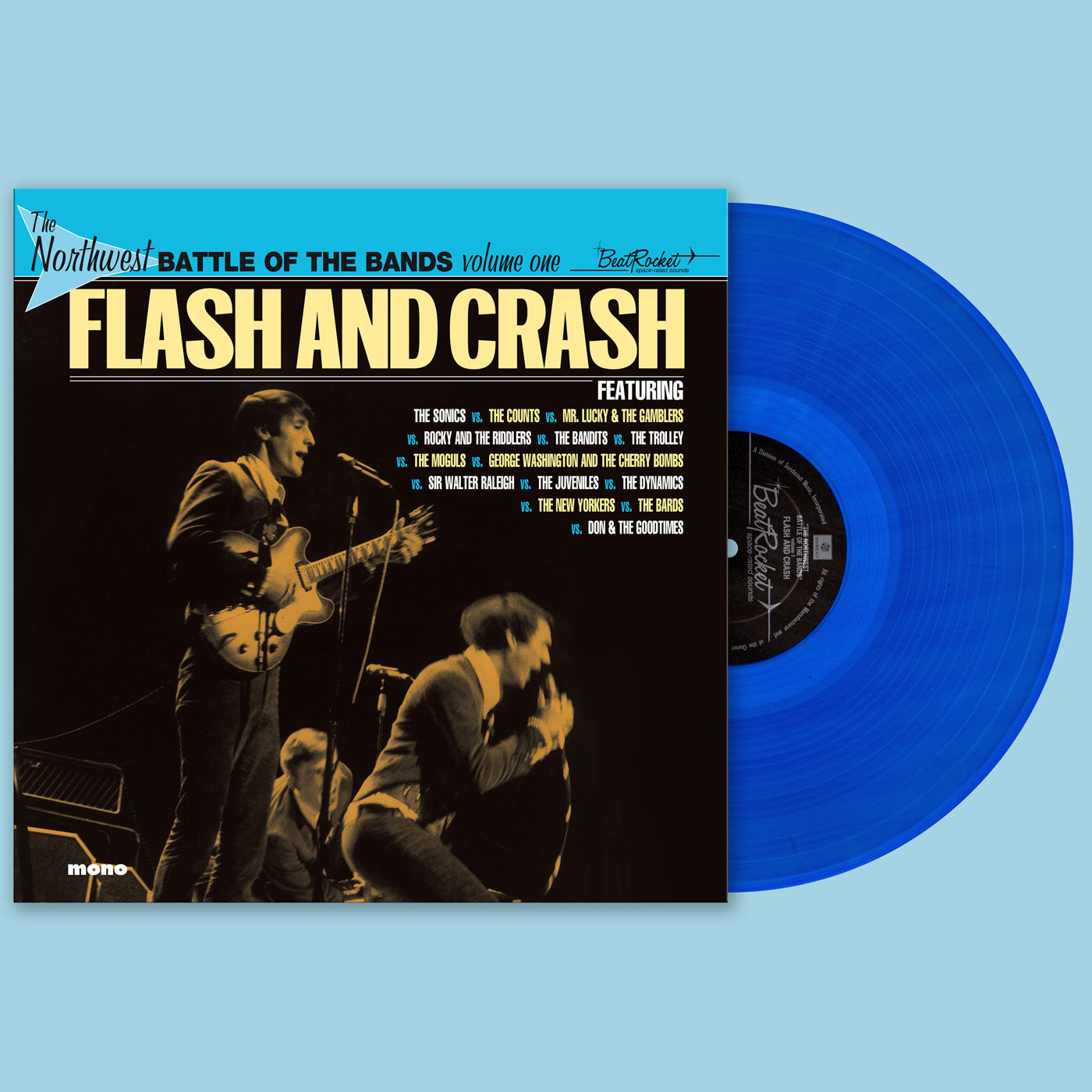Various Artists - The Northwest Battle Of The Bands Vol. 1: Flash And Crash (BLUE VINYL) | Vinyl