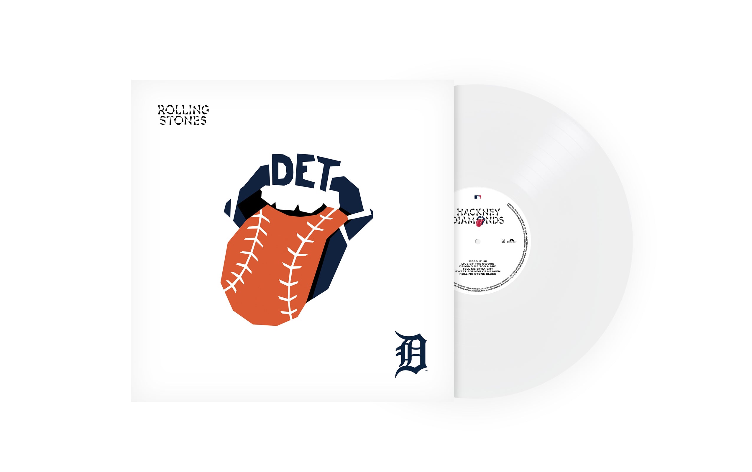 The Rolling Stones x Detroit Tigers Vinyl MLB Hackney Diamonds