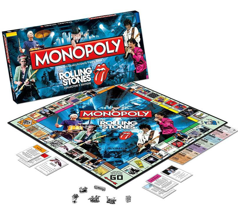 The Rolling Stones - The Rolling Stones Monopoly Board Game | Board Games
