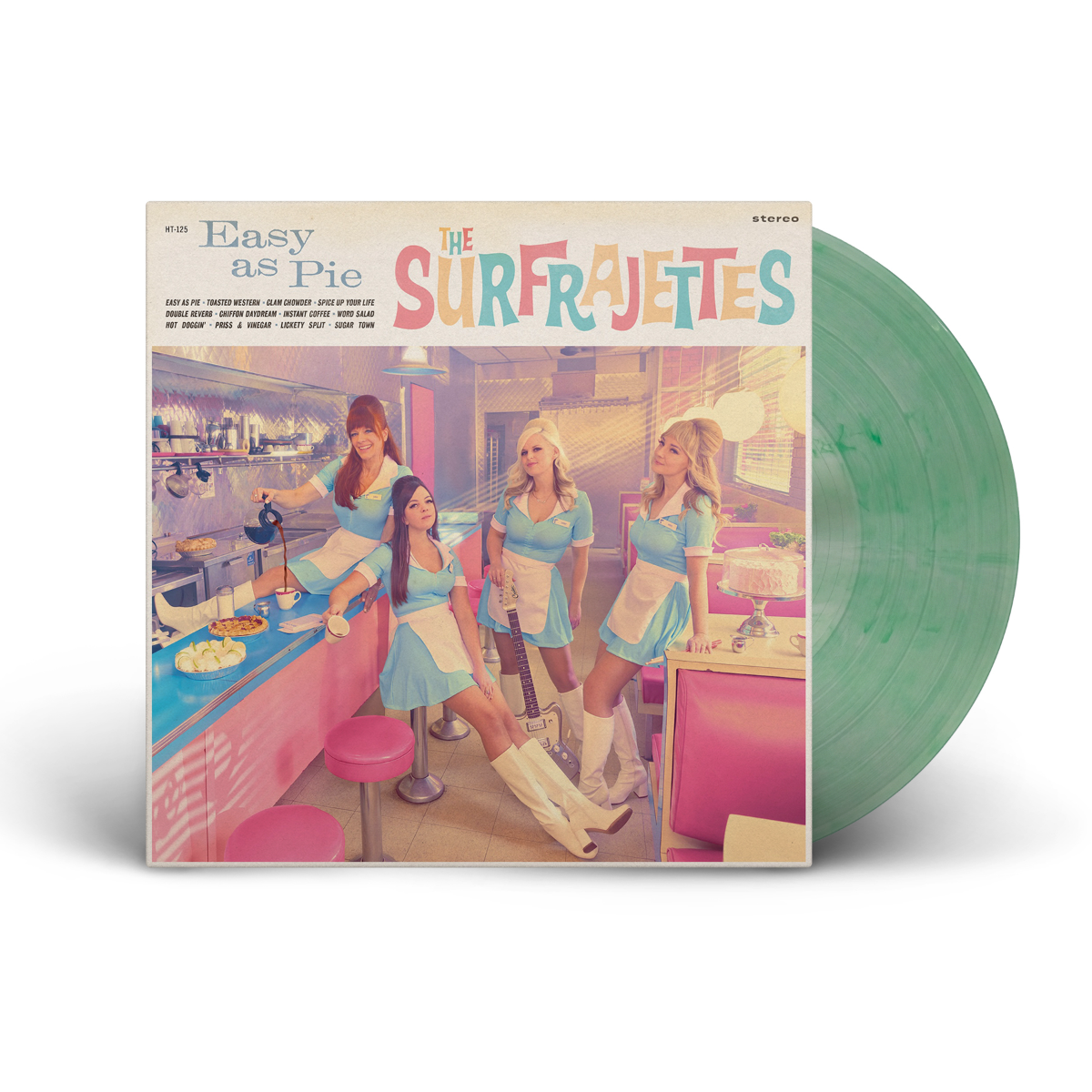 The Surfrajettes | Easy As Pie (Key Lime Pie Colored Vinyl) | Vinyl