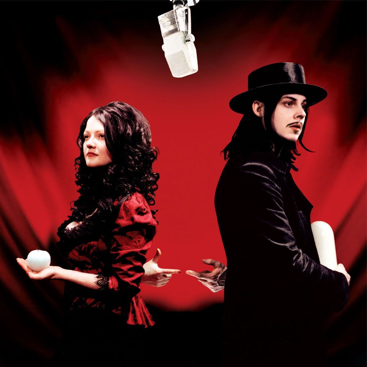 The White Stripes | Get Behind Me Satan (20Th Anniv Ltd Ed 2Lp Red/Clear W/Black Wisps) | Vinyl