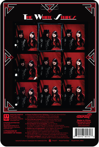 The White Stripes | Super7 - White Stripes - ReAction Figures Wv1 - Get Behind Me Satan 2-Pack (Action Figure, Collectible) | Action Figure