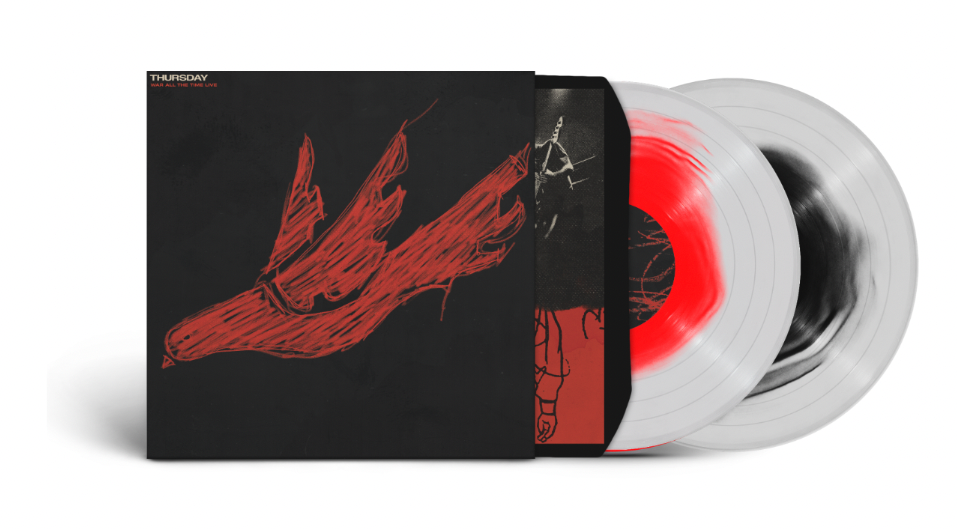 Thursday | War All The Time (Live) (20th Anniversary Edition, Color in Color: Opaque Red in Clear) (2 Lp's) | Vinyl