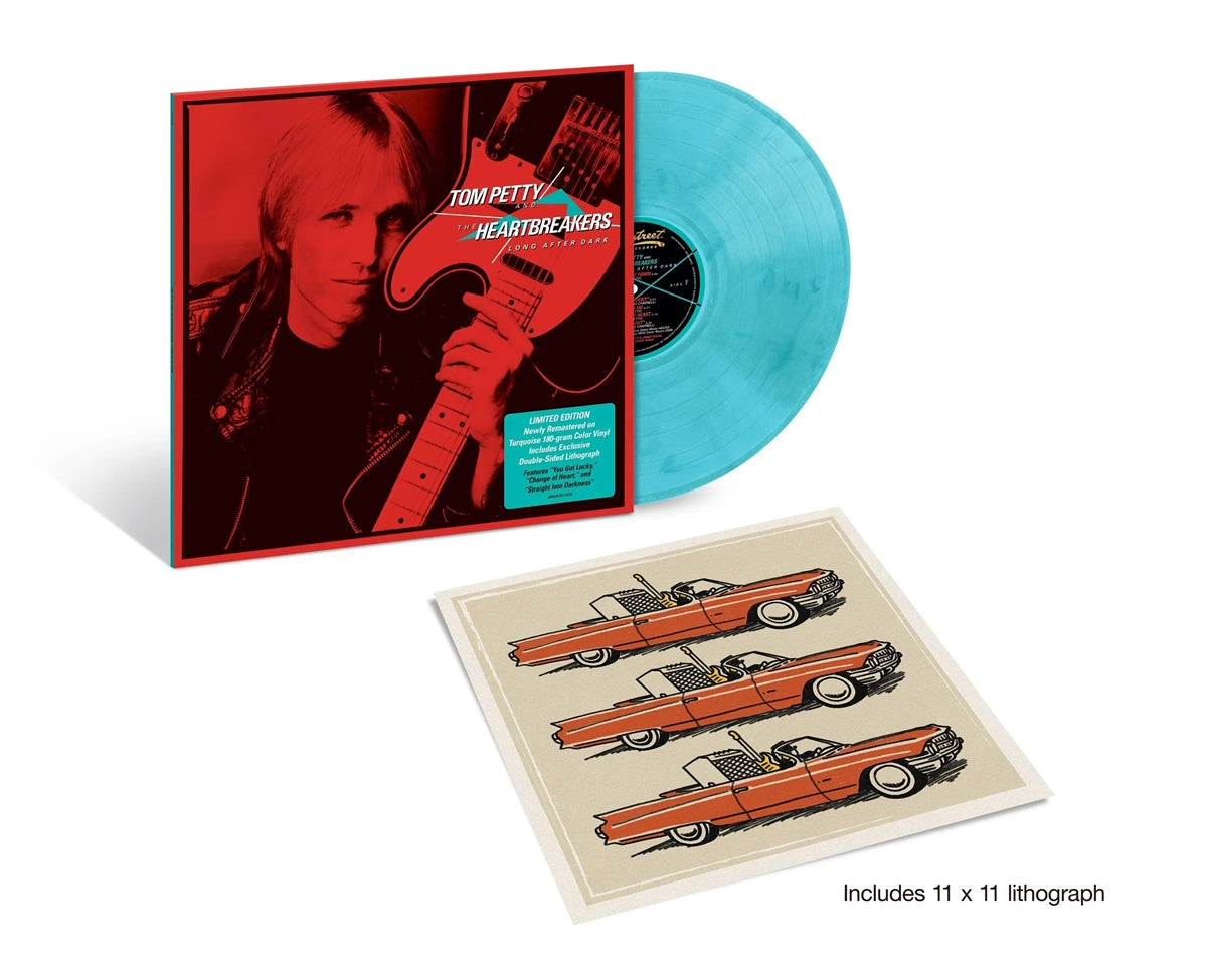 Tom Petty And The Heartbreakers | Long After Dark (Indie Exclusive, Limited Edition, Turquoise Colored Vinyl, Lithograph) | Vinyl