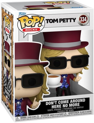 Tom Petty | Funko POP! Rocks: Tom Petty, Don't Come Around Here No More (Vinyl Figure, Collectible) | Action Figure