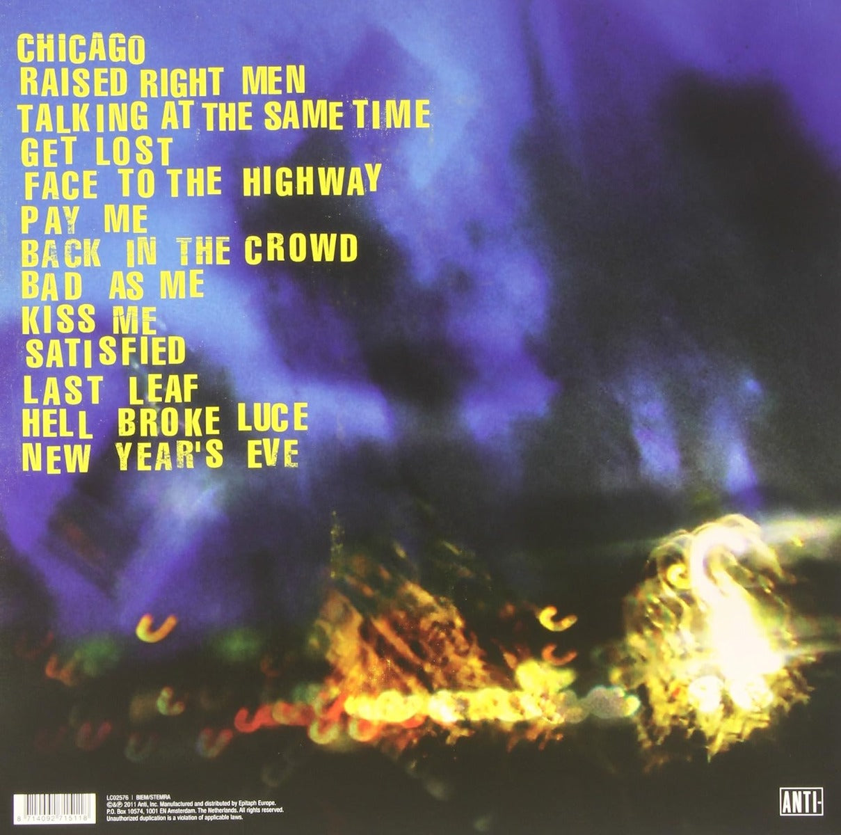 Tom Waits | Bad As Me (180 Gram Vinyl, Digital Download Card) | Vinyl