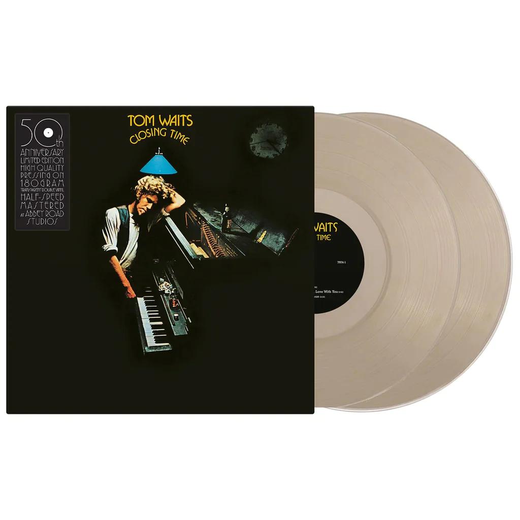 Tom Waits - Closing Time: 50th Anniversary Edition (Indie Exclusive, Colored Vinyl, Clear Vinyl, 180 Gram Vinyl) (2 Lp's) | Vinyl
