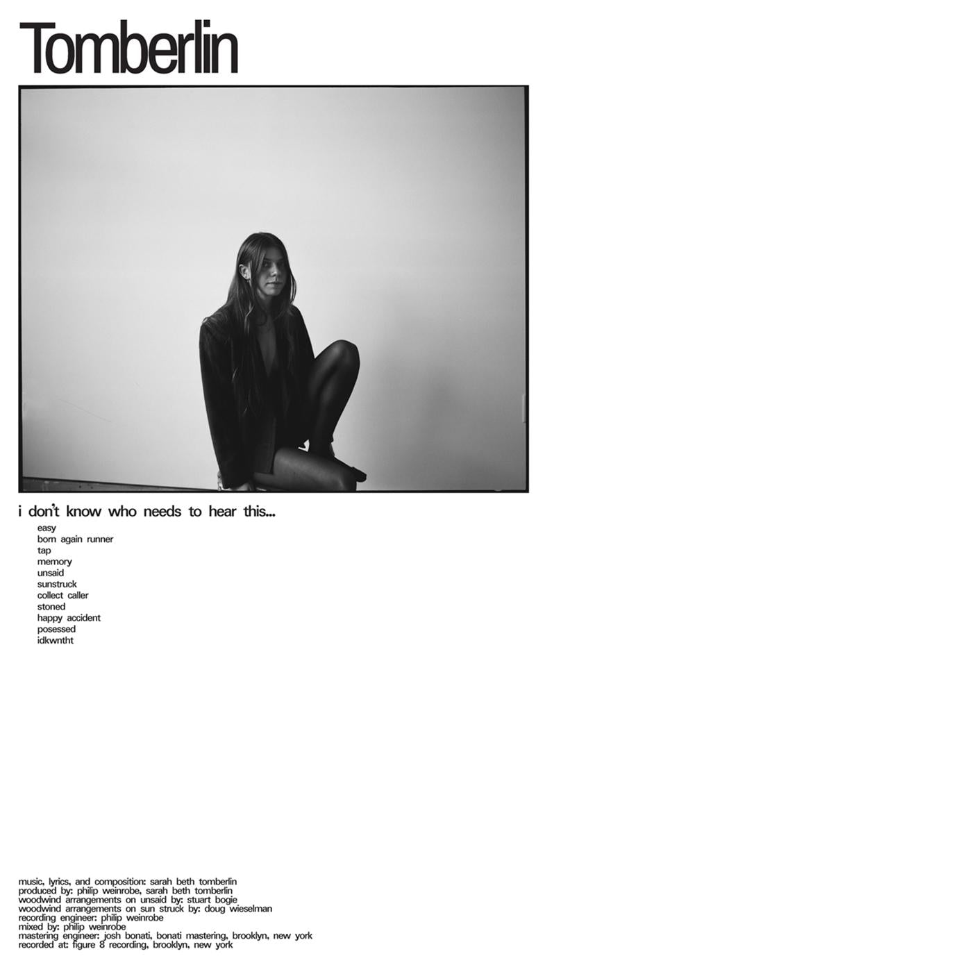 Tomberlin | I Don’T Know Who Needs To Hear This... (Indie Exclusive Transparent Orange Vinyl) | Vinyl