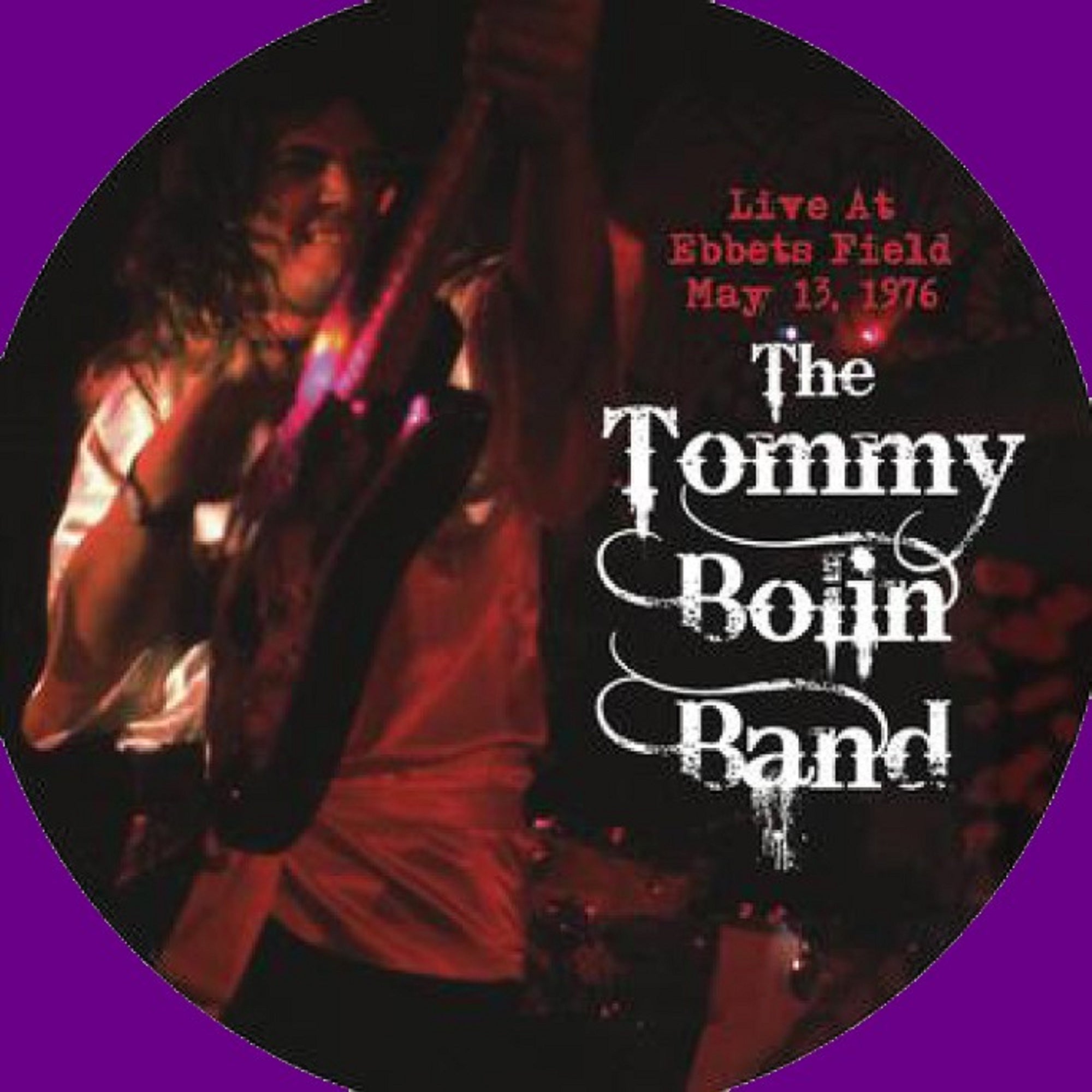 Tommy Bolin | Live At Ebbets Field 5-13-76 (Deep Purple Vinyl/Die-Cut Circle Cover) | Vinyl