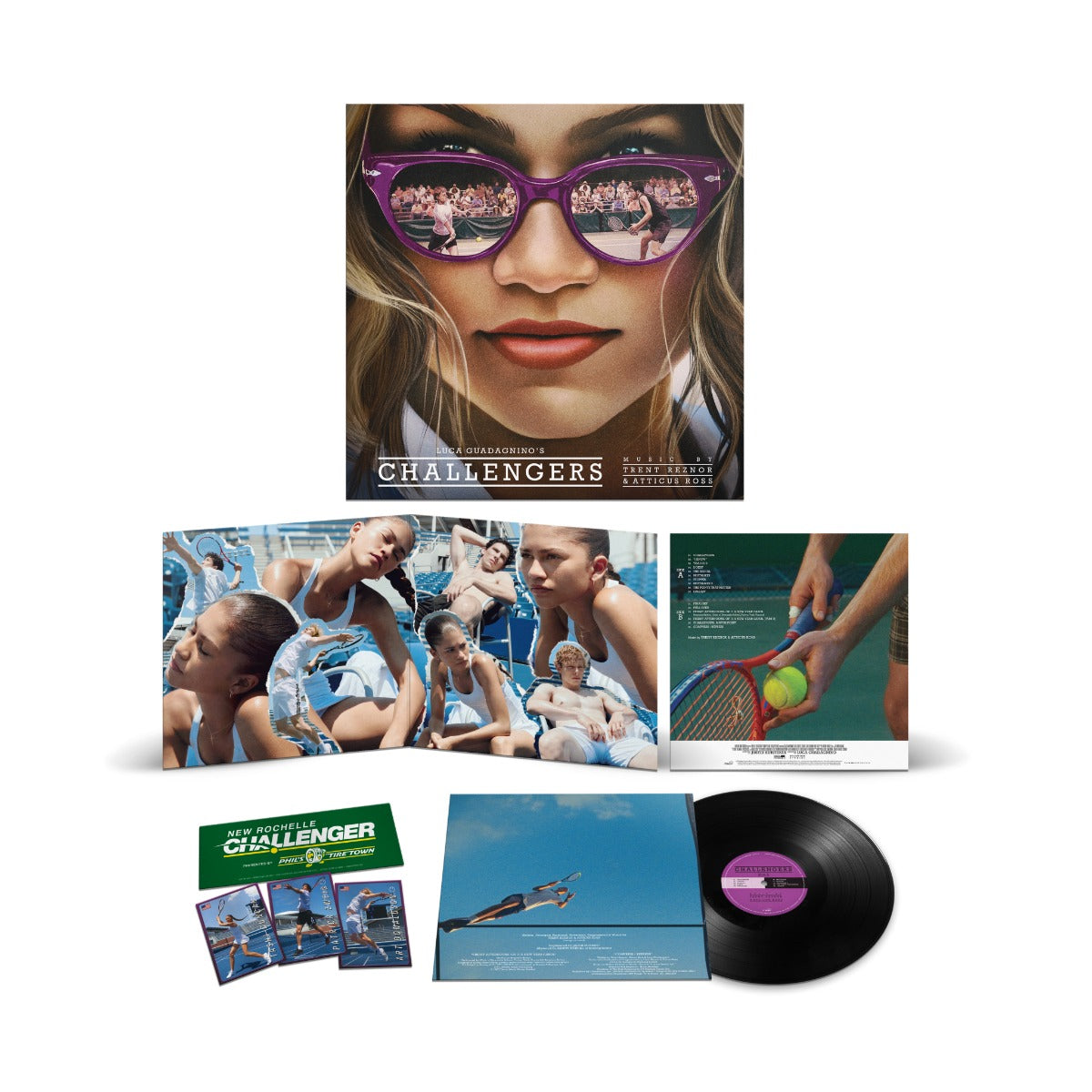 Trent Reznor and Atticus Ross | Challengers (Original Soundtrack) (Sticker, 180 Gram Vinyl, Gatefold LP Jacket, Card) | Vinyl